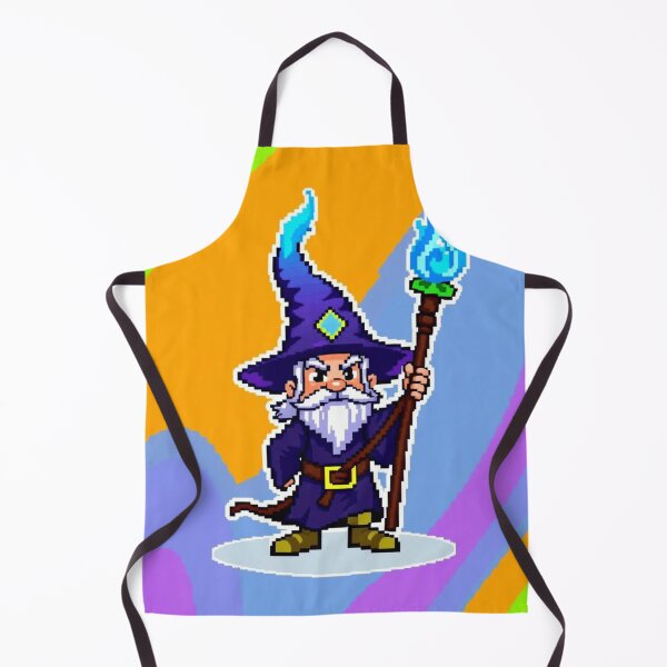 Item preview, Angry Pixel Mage – Retro 8-Bit Wizard Rage designed and sold by apoknight.