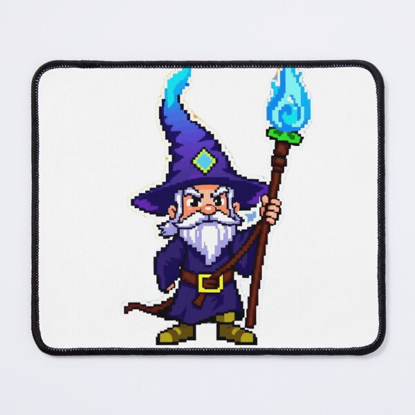 Item preview, Angry Pixel Mage – Retro 8-Bit Wizard Rage designed and sold by apoknight.