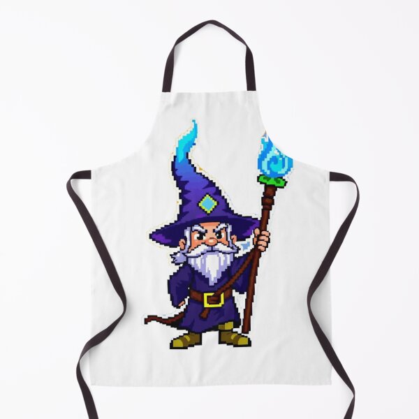 Item preview, Angry Pixel Mage – Retro 8-Bit Wizard Rage designed and sold by apoknight.