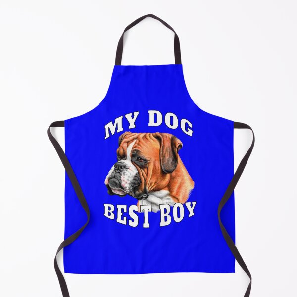 Item preview, Boxer Pet Dog Owner Design My Dog Best Boy Watercolor Art Design designed and sold by fantasticdesign.
