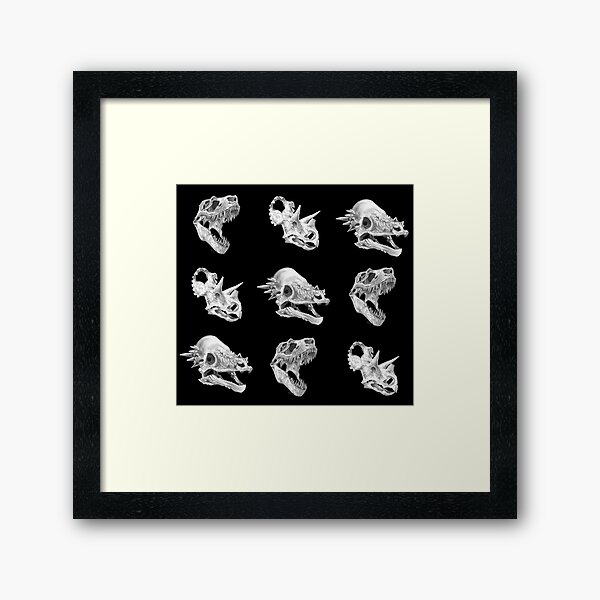 Cretaceous Park Framed Art Print