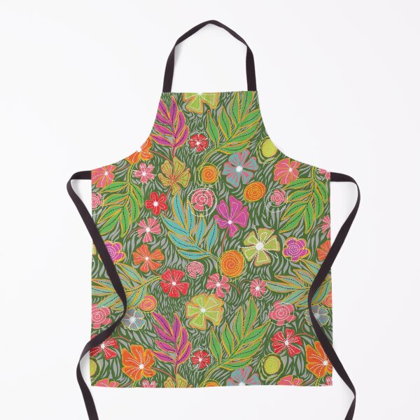 Artikelvorschau, Mein Zebra trägt Blumen Limettentürkis auf Taupegrau entworfen und verkauft von phatlizzardart.