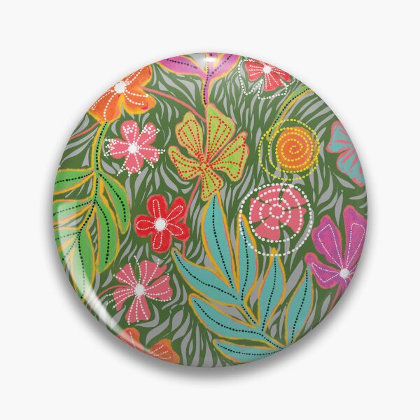 Artikelvorschau, Mein Zebra trägt Blumen Limettentürkis auf Taupegrau entworfen und verkauft von phatlizzardart.