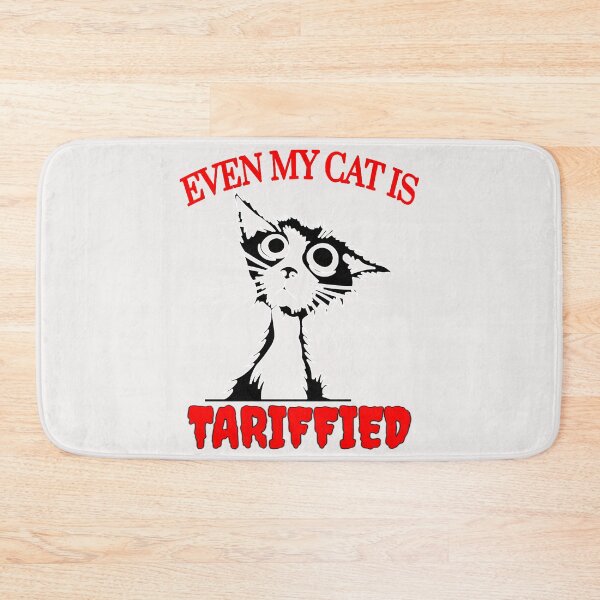 Item preview, Even my cat is Tariffied  meme funny political 2025 designed and sold by erozzz.