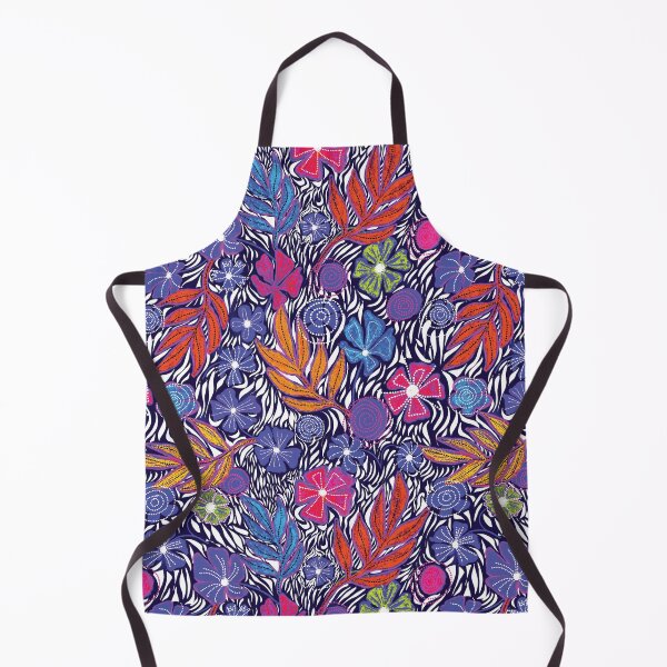 Artikelvorschau, Mein Zebra trägt Blumen, die hell und funky sind entworfen und verkauft von phatlizzardart.