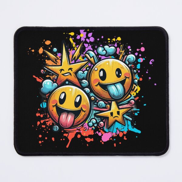 Item preview, Fun Graffiti Smileys! Remind yourself that life is easier when you're smiling. designed and sold by GEM STYLE.