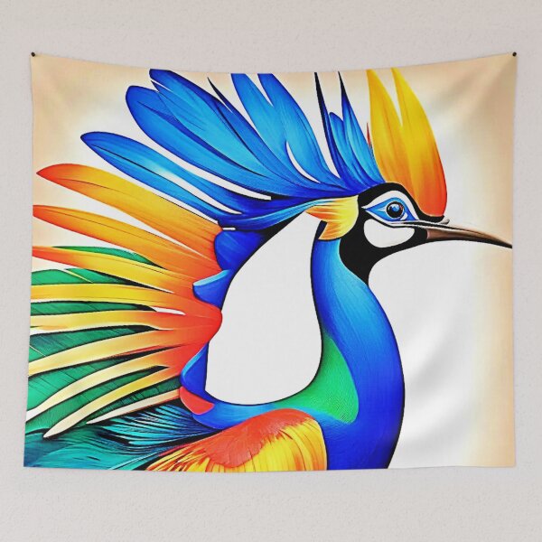 Item preview, Bright Tropical Bird designed and sold by Health And Fitness Posts e-Store.