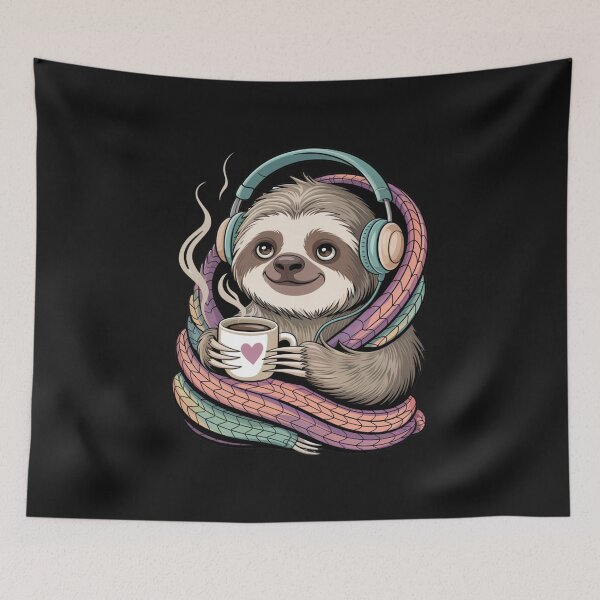 Item preview, Anti Social Sloth designed and sold by SignumShop.