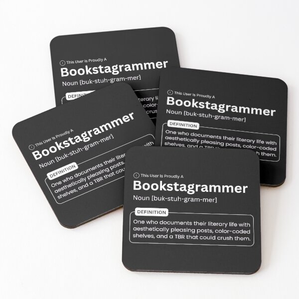 Item preview, This User Is Proudly A Bookstagrammer - Funny Dictionary Word designed and sold by The Queer Designer.
