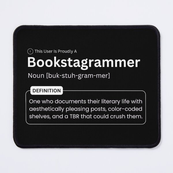 Item preview, This User Is Proudly A Bookstagrammer - Funny Dictionary Word designed and sold by The Queer Designer.