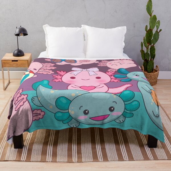 Item preview,  Kawaii kitty axolotl friends designed and sold by BigfeetLittlepaws.