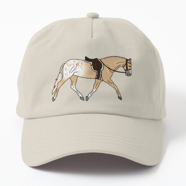 Aperçu de l'œuvre Cheval chasseur Palomino Appaloosa créée et vendue par Trotting Hooves.
