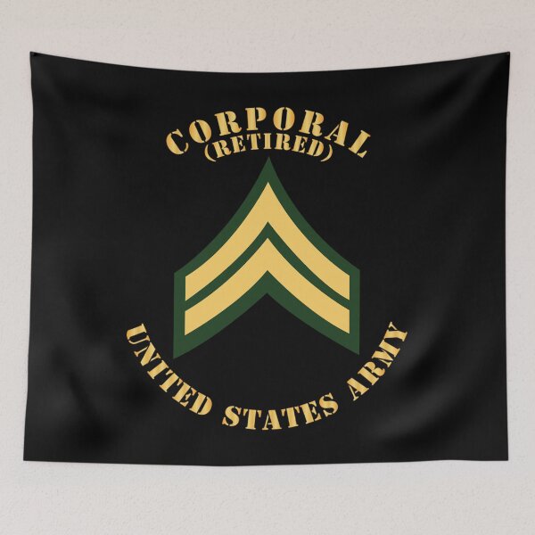 Item preview, Army - Corporal - CPL - Retired - Flat X 300 designed and sold by Military Insignia Products.