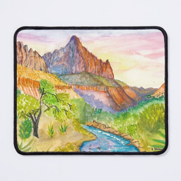 Item preview, Zion NP Golden Hush and Sunset Descent by the Creek designed and sold by artshop77.
