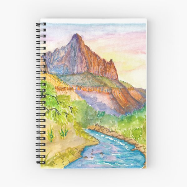 Item preview, Zion NP Golden Hush and Sunset Descent by the Creek designed and sold by artshop77.