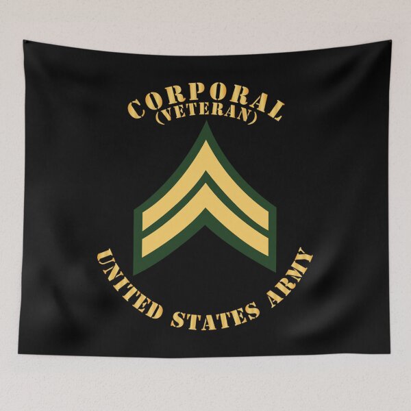 Item preview, Army - Corporal - CPL - Veteran - Flat X 300 designed and sold by Military Insignia Products.