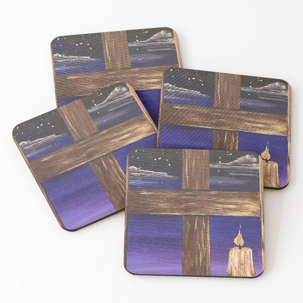 Item preview, acrylic painting of candle designed and sold by GiSilver.