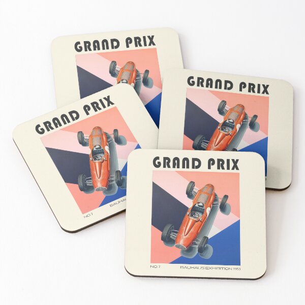 Item preview, Grand Prix Car Racing Bauhaus Mid Century designed and sold by MidCenturyStore.