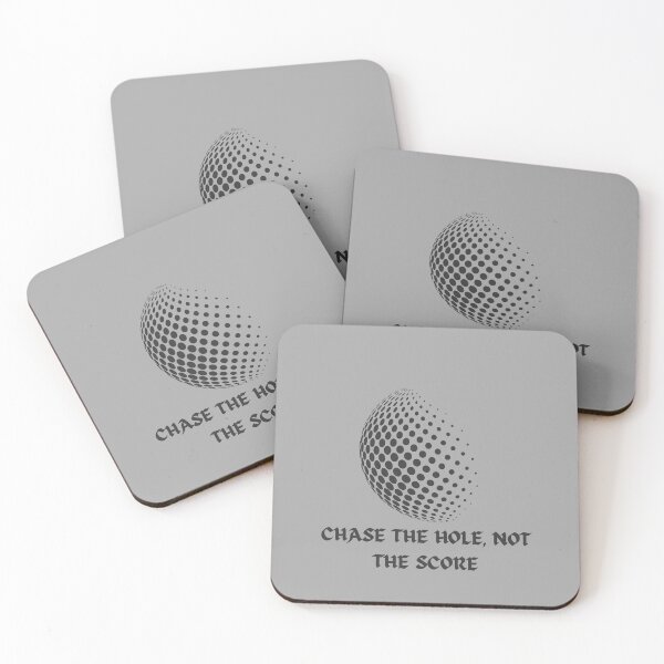 Item preview, Chase The Hole, Not The Score — Golf Mindset Motivational Quote Design designed and sold by AIKNOCKTECK.