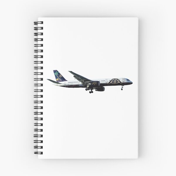 Item preview, ATA 757 Tropical Livery Classic Plane Abstract Illustration designed and sold by AddiK-Art.