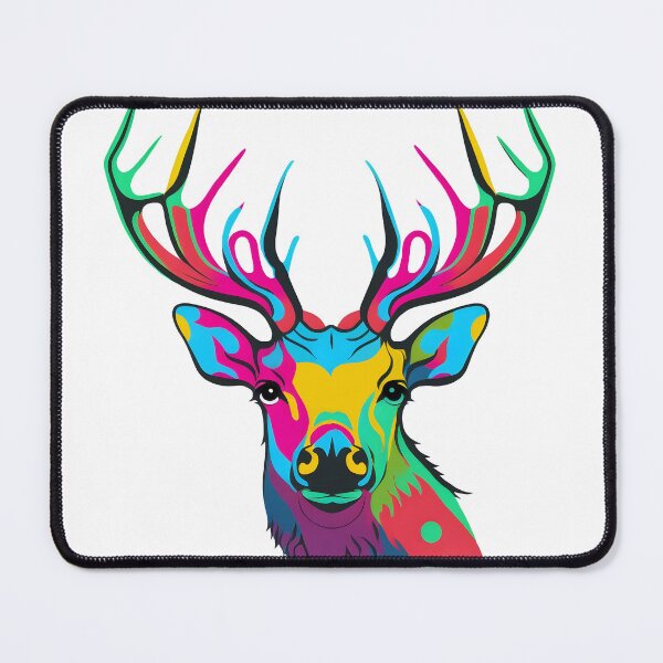 Item preview, Colorful Pop Art Deer Face Simple designed and sold by Anicue.