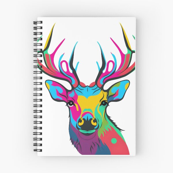 Item preview, Colorful Pop Art Deer Face Simple designed and sold by Anicue.