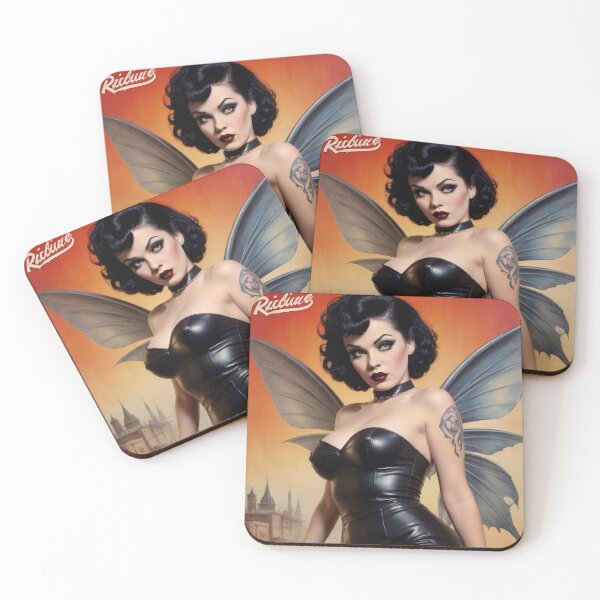 Artikelvorschau, Goth Pin Up Fee entworfen und verkauft von MissSaylor.