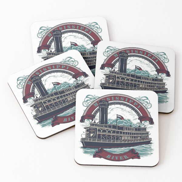 Item preview, Steamboat Mississippi River paddle steamer Mark  riverboat designed and sold by JanChryzostom.