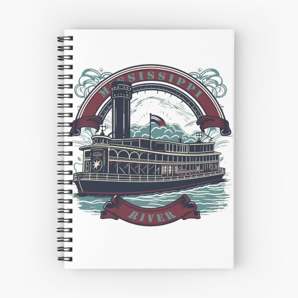 Item preview, Steamboat Mississippi River paddle steamer Mark  riverboat designed and sold by JanChryzostom.