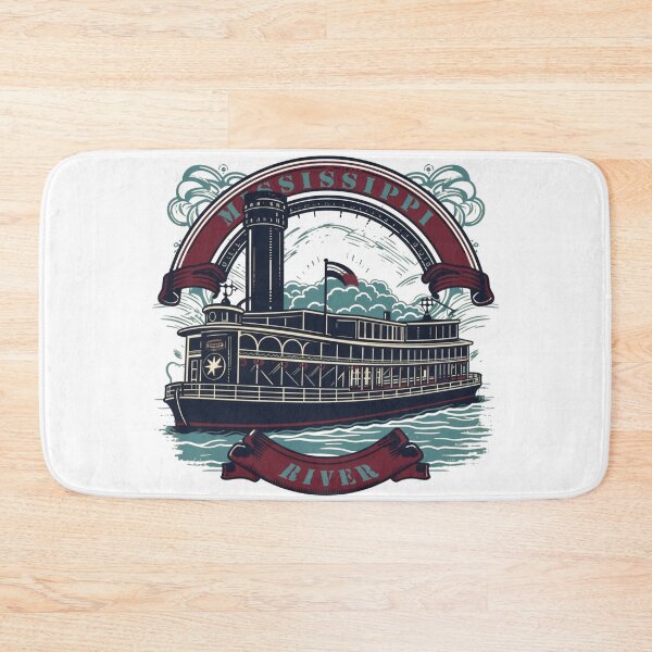 Item preview, Steamboat Mississippi River paddle steamer Mark  riverboat designed and sold by JanChryzostom.