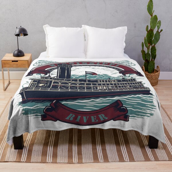 Item preview, Steamboat Mississippi River paddle steamer Mark riverboat designed and sold by JanChryzostom.