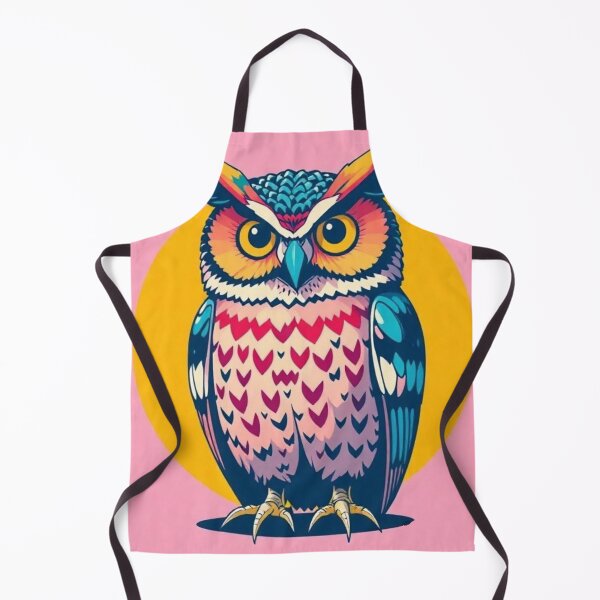 Item preview, colorful cute owl designed and sold by Dogandesighn.