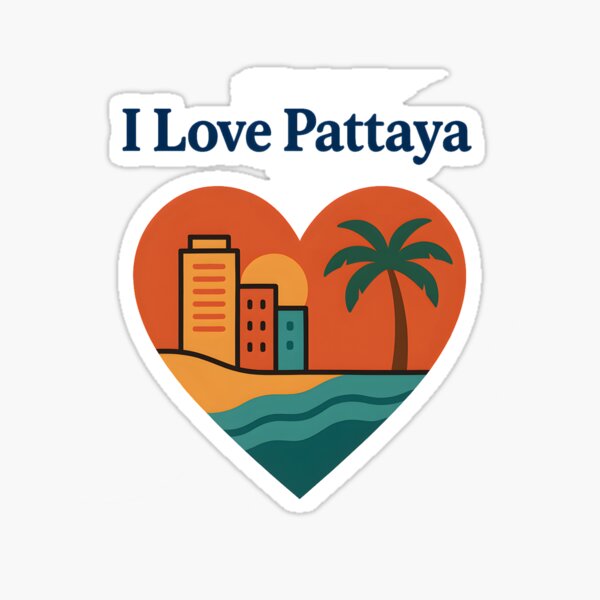Item preview, I love Pattaya. It has beautiful sea, delicious seafood  designed and sold by CHAMP639.