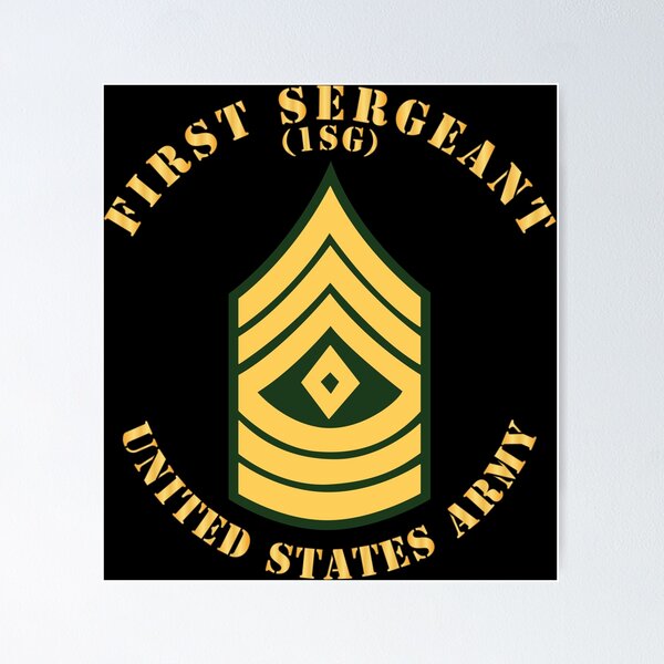 Item preview, Army - First Sergeant - 1SG - Flat X 300 designed and sold by Military Insignia Products.
