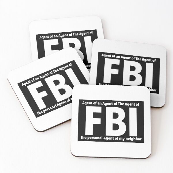 Aperçu de l'œuvre Nouveauté imprimée du FBI : version humoristique créée et vendue par PSST-Design.