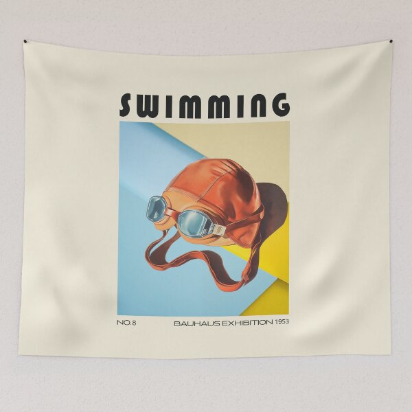 Item preview, Swimming Cap Goggles Bauhaus Mid Century designed and sold by MidCenturyStore.