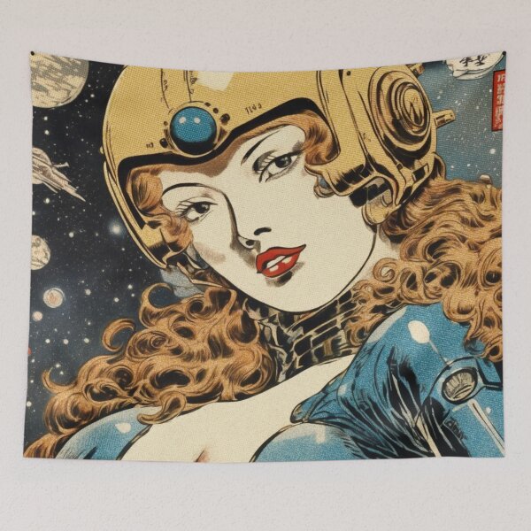 Item preview, Robot Love Midcentury Imitation Japanese Cosmic Erotica #237 designed and sold by NickWhittleArt.