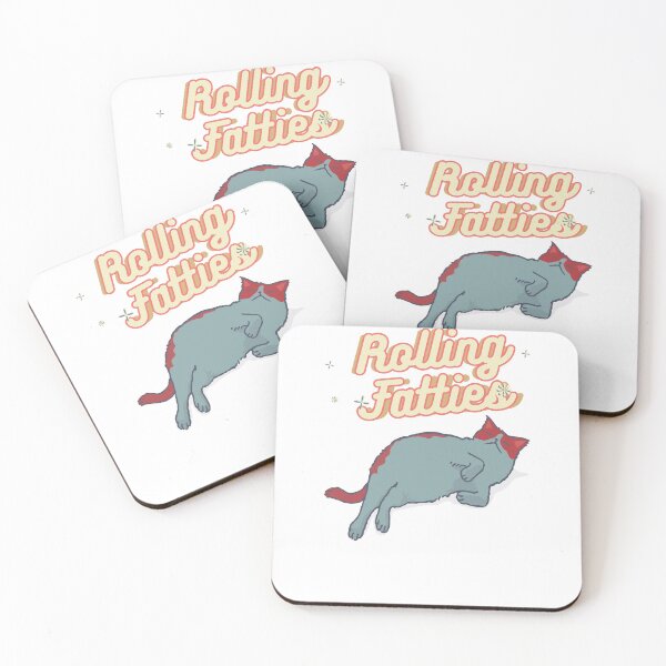 Item preview, retro Rolling Fatties Cat, Funny Cat Graphic, comfort colors designed and sold by LuxeGraphix.