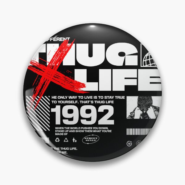 Item preview, Thug Life designed and sold by Not Hugo.