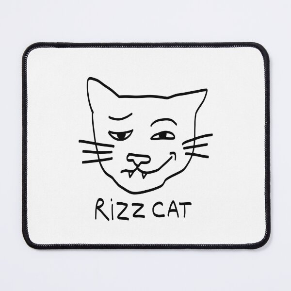 Item preview, Rizz cat brainrot meme designed and sold by Leila & the stars.