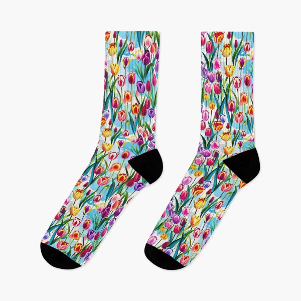 Item preview, Vivid Tulip Fields Pattern designed and sold by Canvas-Whispers.