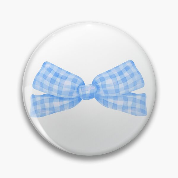 Item preview, Blue Gingham Bow designed and sold by Pinprint.