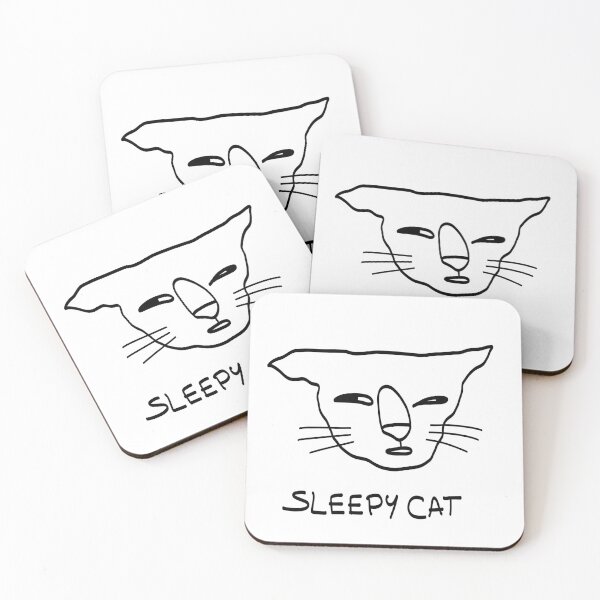 Item preview, Sleepy cat brainrot meme designed and sold by Leila & the stars.