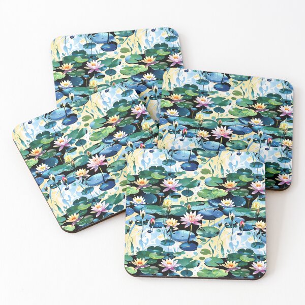 Item preview, Tranquil Water Lilies Pattern designed and sold by Canvas-Whispers.