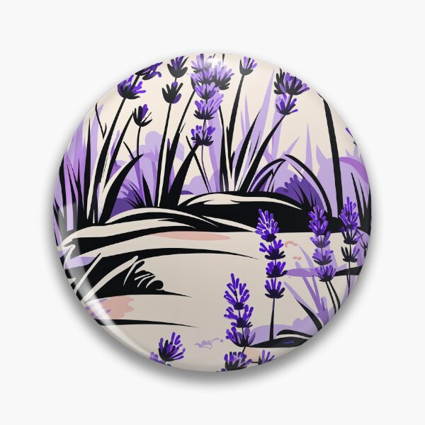 Item preview, Ethereal Wild Lavender Fields Pattern designed and sold by Canvas-Whispers.