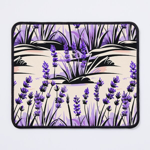 Item preview, Ethereal Wild Lavender Fields Pattern designed and sold by ArtDzignsZA.