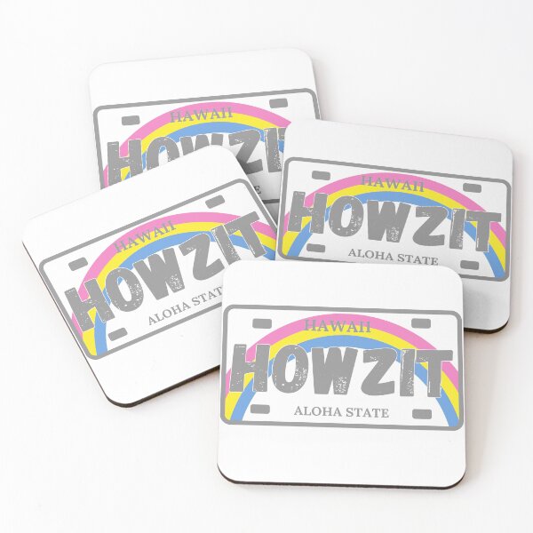 Item preview, Howzit Hawaii License Plate designed and sold by ami.creations.