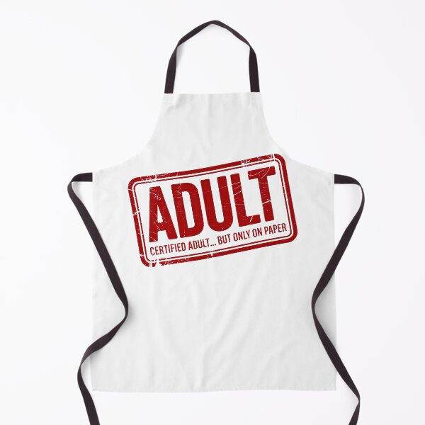 Item preview, Certified Adult Only On Paper Funny Adulthood Stamp designed and sold by Amanda's Factory.