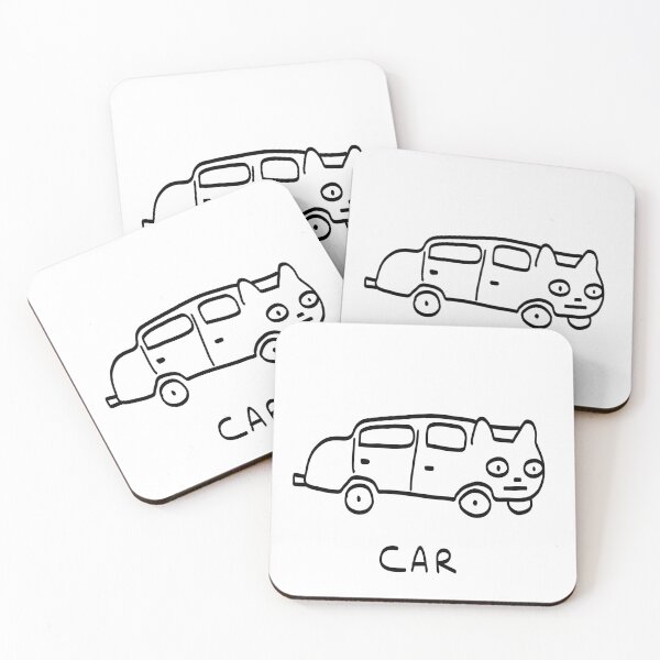 Item preview, Car cat brainrot meme designed and sold by Leila & the stars.
