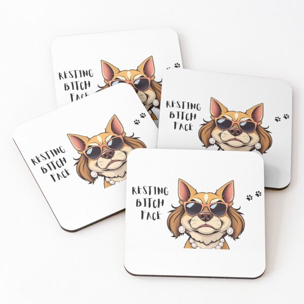 Item preview, Resting Bitch Face designed and sold by Paws For Effect.
